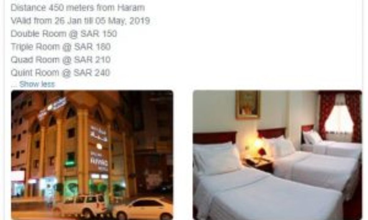 Hotel marketing through SAFA business platform
